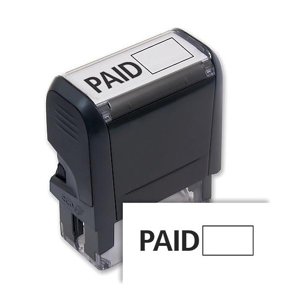 Paid Stamp Self Inking with Blank Box DesignsnPrint